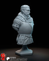 Jan Zizka Bust 3D-printed model